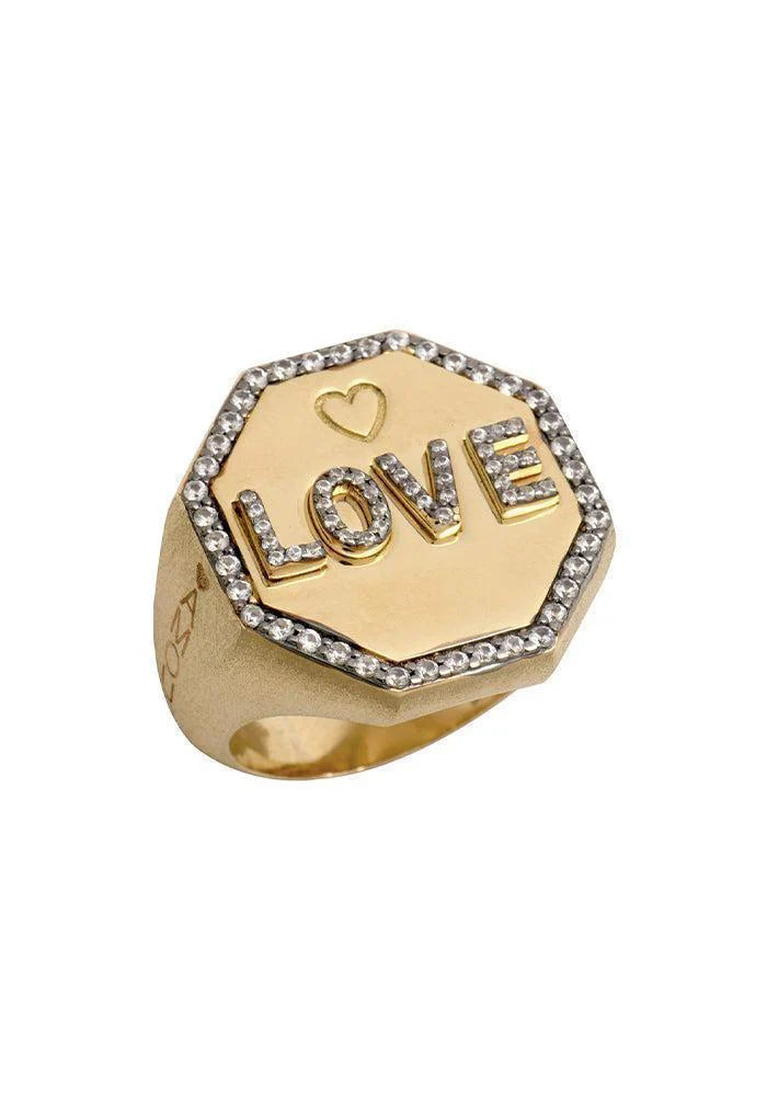 Bague Love Saphirs Blancs - Feidt
