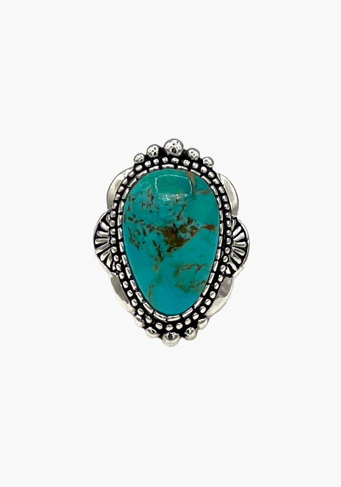 Bague Turquoise Goutte