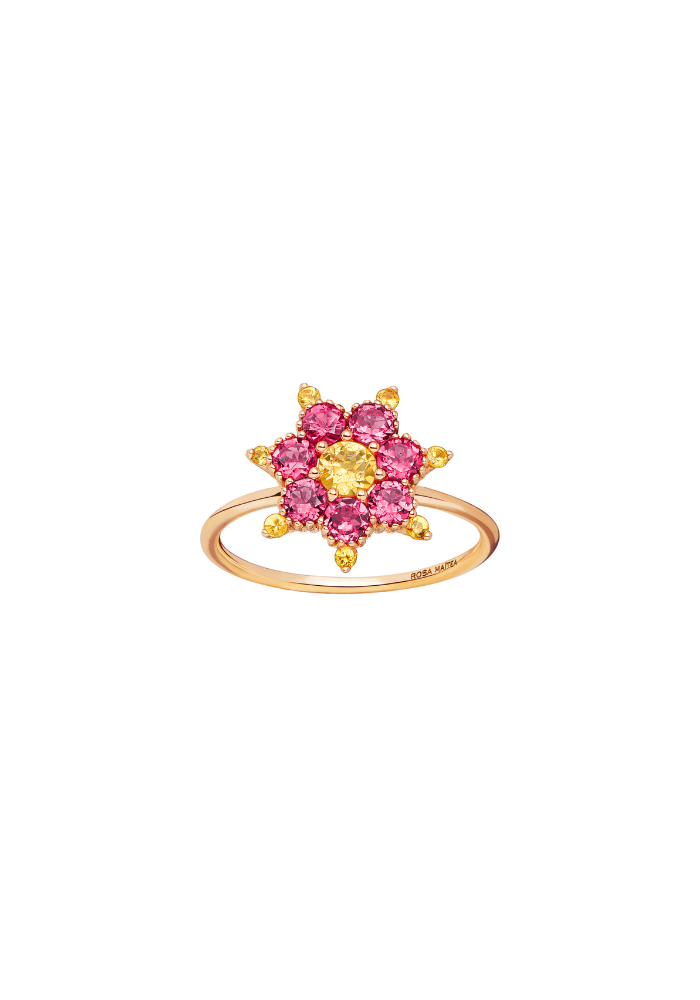 Bague Alegria Rainbow - Rosa Maïtea