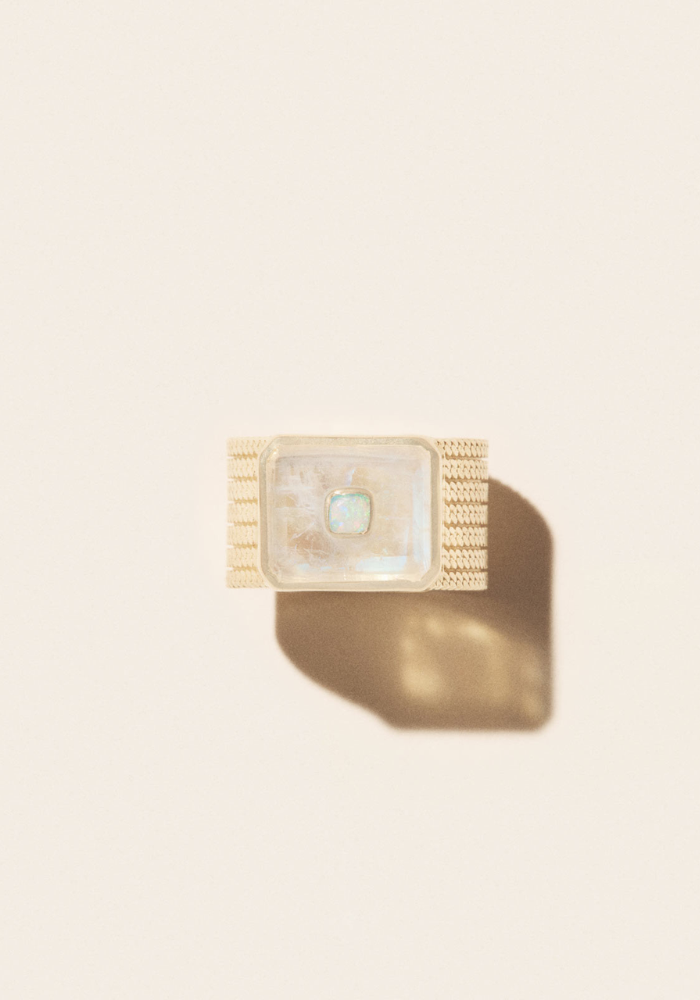 Bague Anton N°2 Pierre De Lune - Pascale Monvoisin