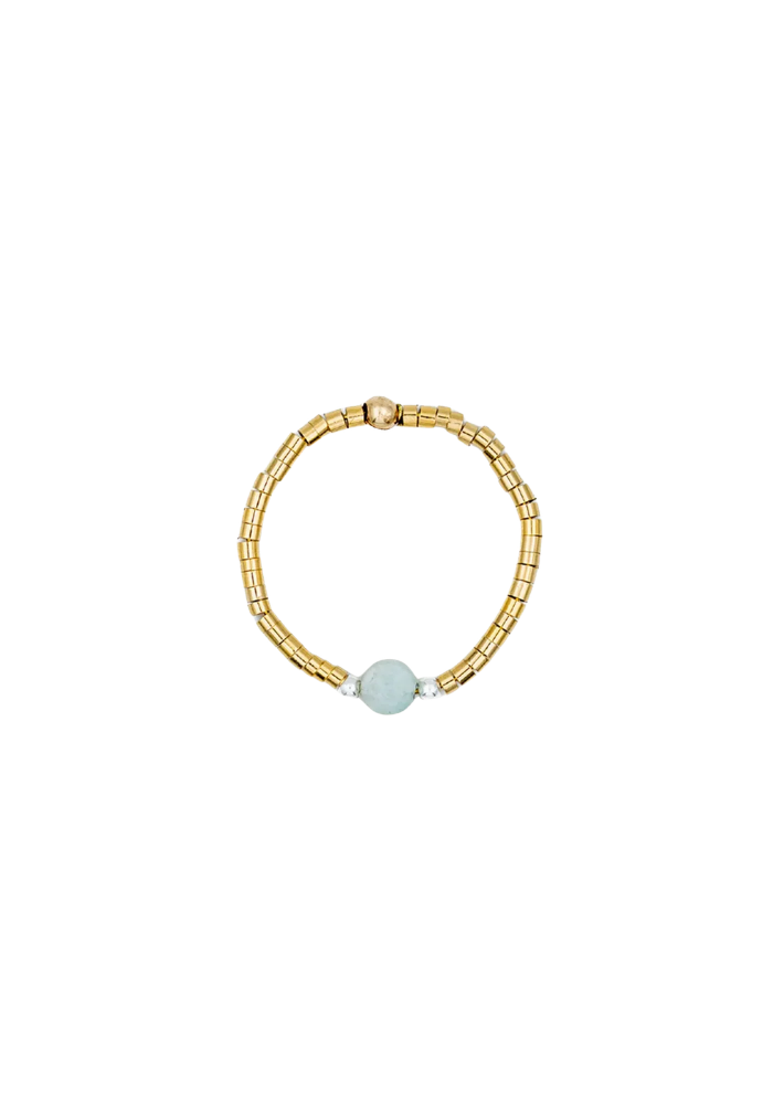Bague Ava Amazonite - Têtes Blondes