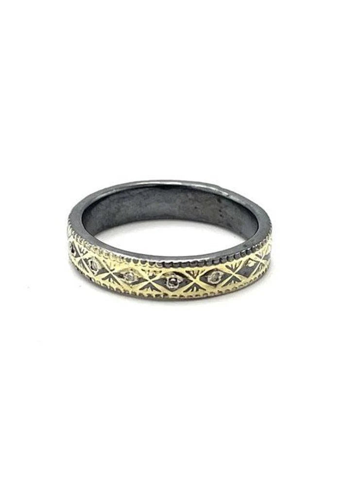 Bague Bandeau 7 Diamants - Rusty Thought