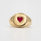 Bague Coeur Rose