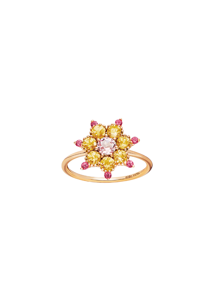 Bague Fantasia Rainbow - Rosa Maïtea