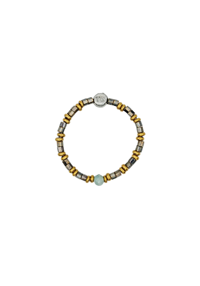 Bague Gisèle Amazonite - Têtes Blondes