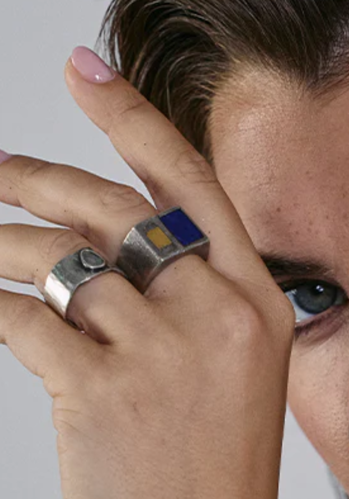 Bague Maraja Lapis Lazuli - Baya Creation Paris