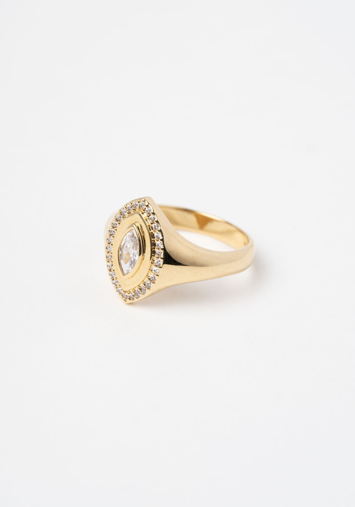 Bague Mira Plaqué Or - Sigal