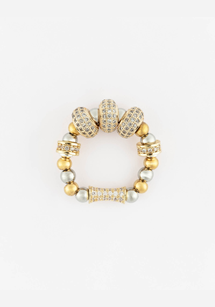 Bague Nefertiti Doré Triple - Sigal
