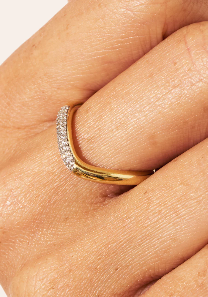 Bague Origine Pavée Zircons- Be Maad