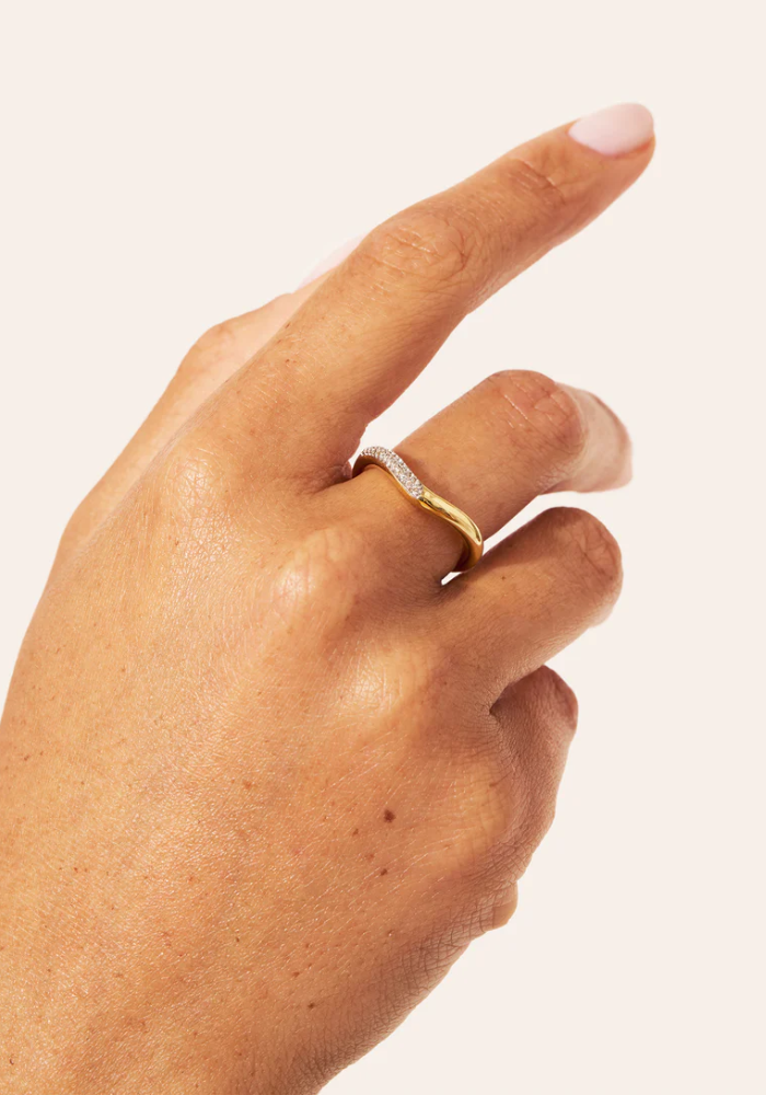 Bague Origine Pavée Zircons- Be Maad