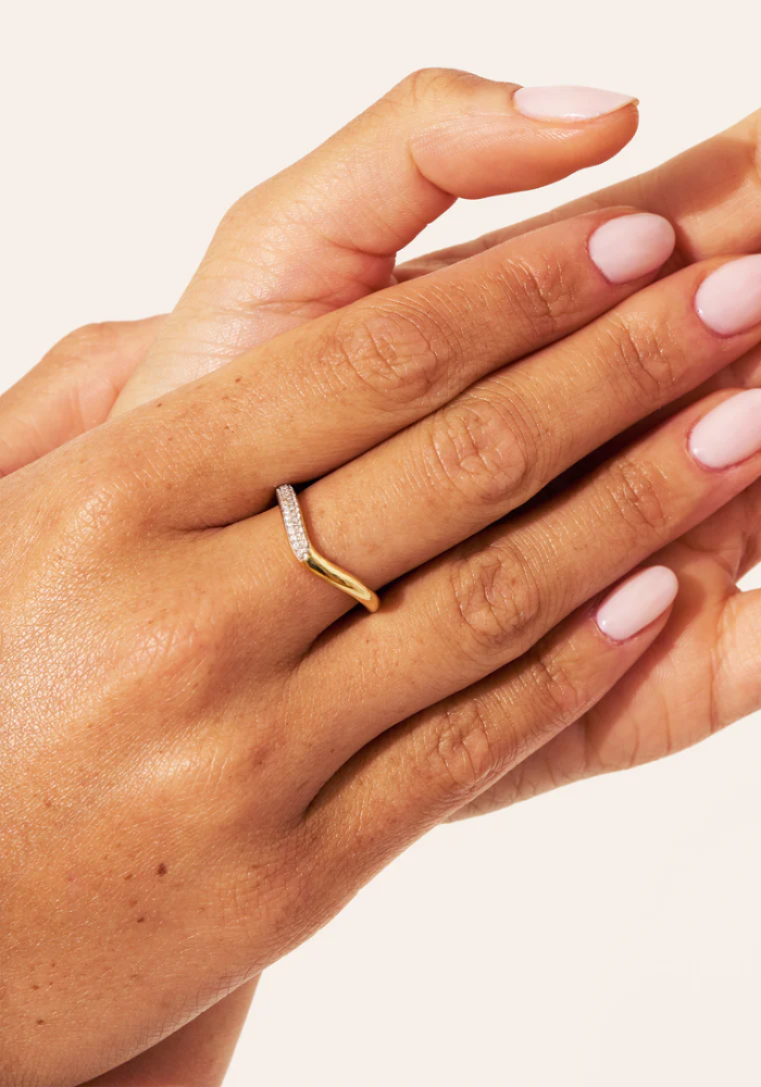 Bague Origine Pavée Zircons- Be Maad