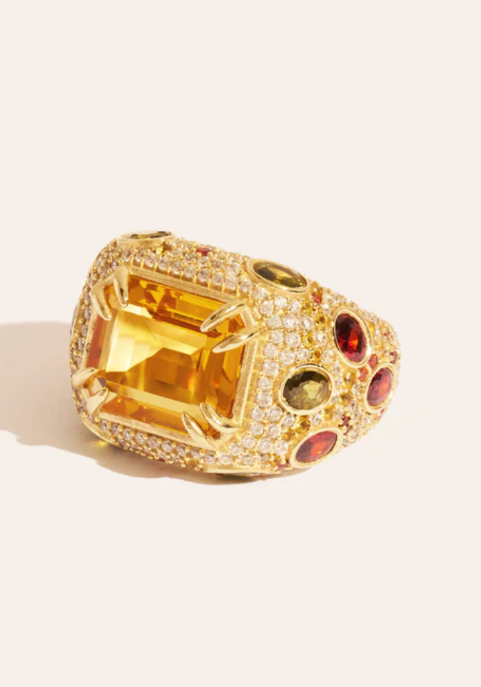 Bague Panthère Jaune