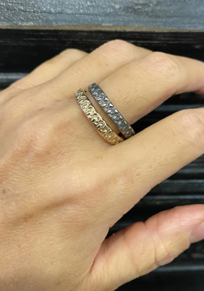 Bague Patterned 7 - Rusty Thought