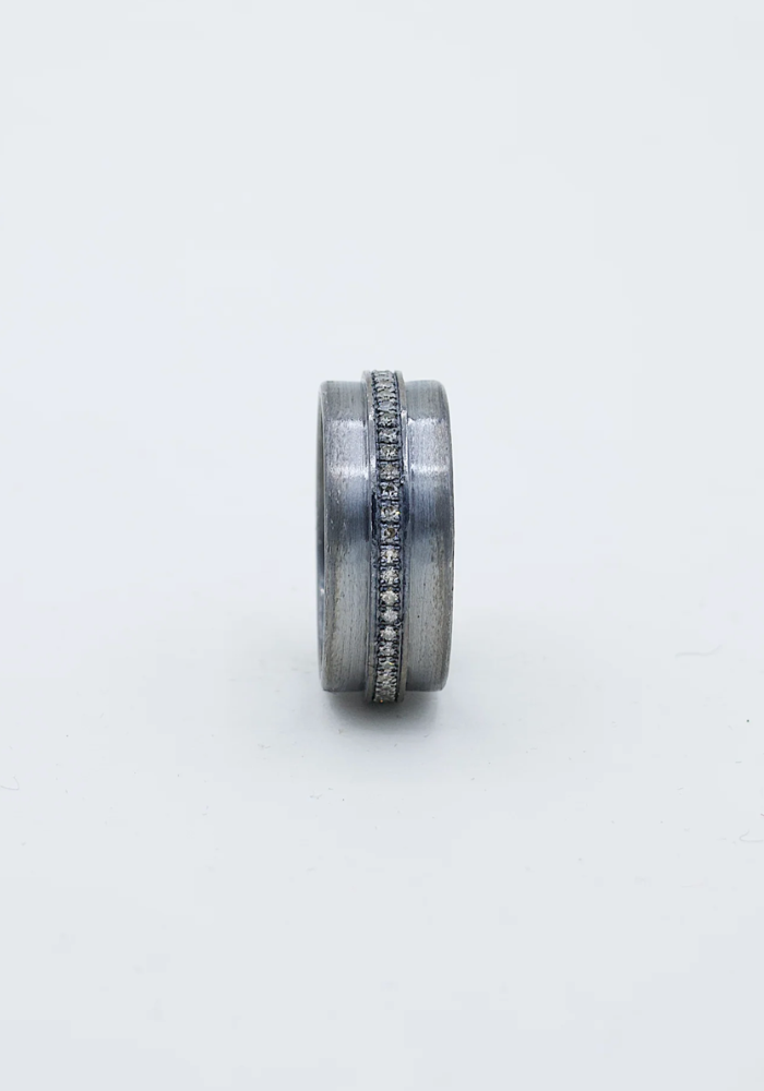 Bague Saphale Rhodié - Baya Creation Paris