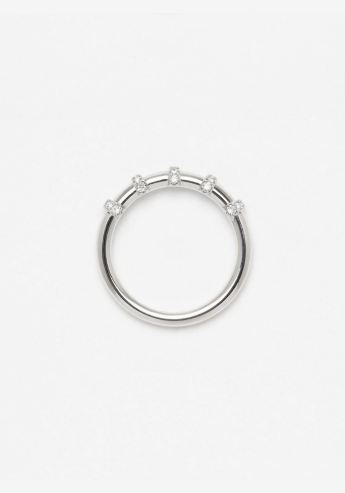 Bague Small Oria Plaqué Argent - Sigal