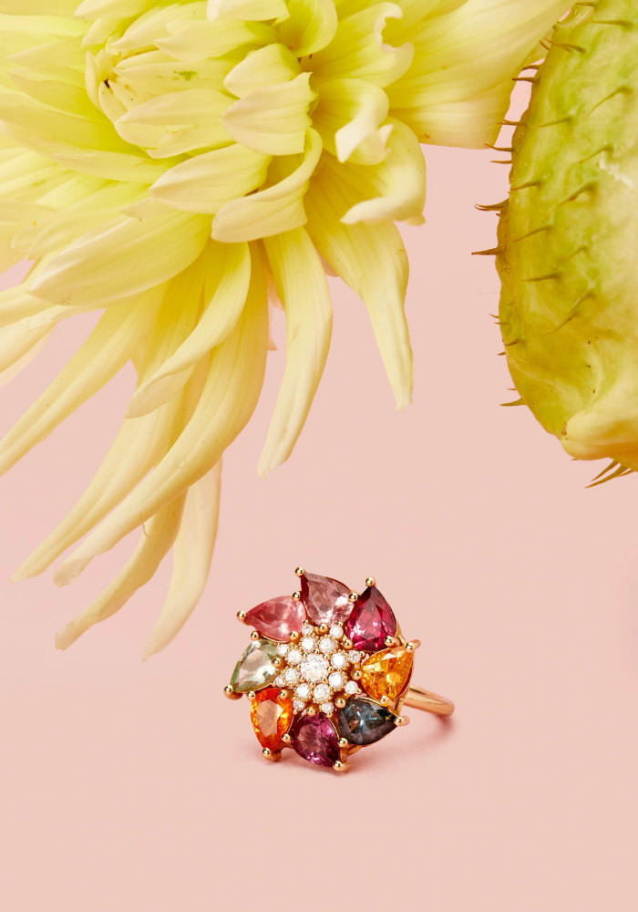 Bague Tourbillon S - Rosa Maïtea