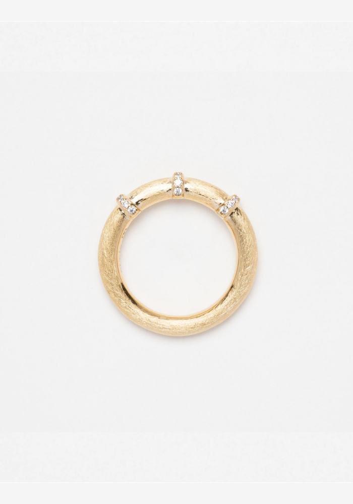 Bague Zélie Plaqué Or - Sigal