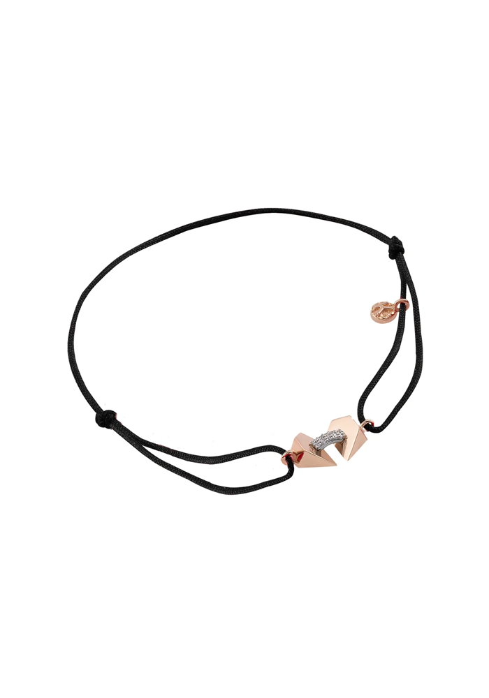 Bracelet Beloved Cord Noir - Kismet By Milka