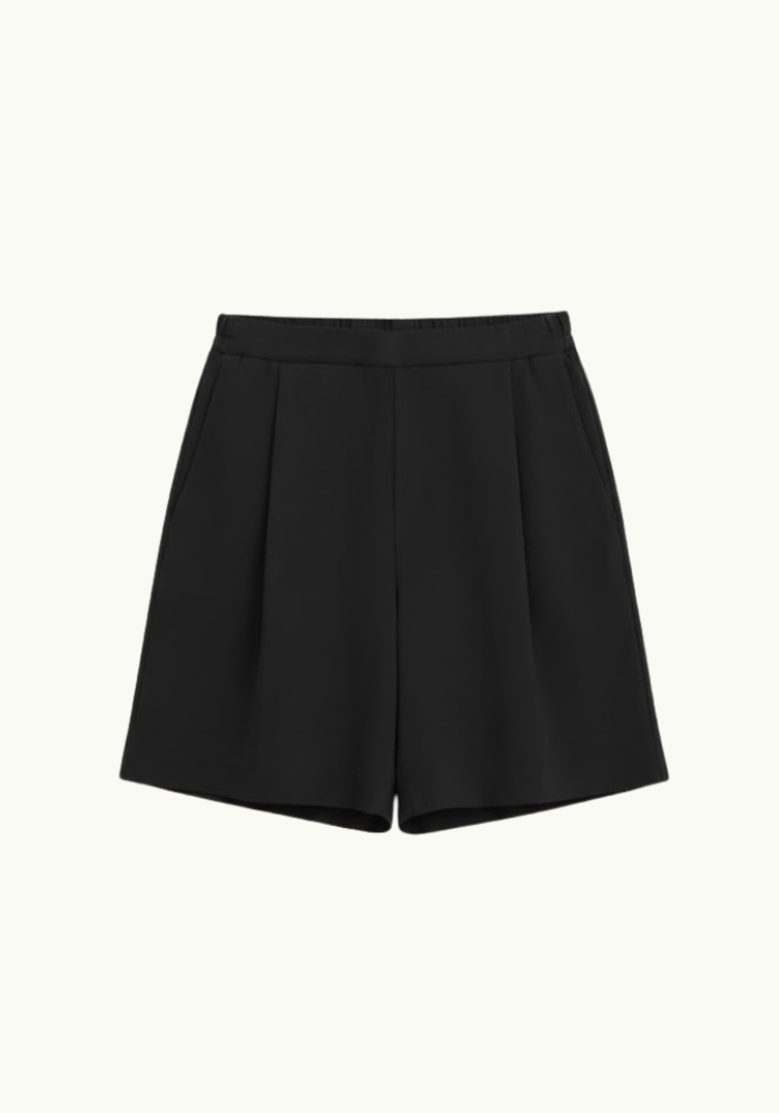 Bermuda Ample À Pinces Noir - Dixie