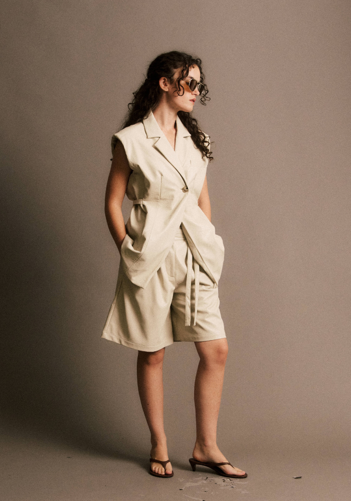 Bermuda Tanguy Beige - Sélectionné par Blush