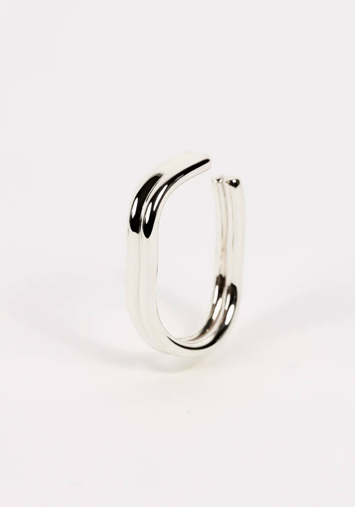 Bijou D'Oreille Memphis Vertical Argent