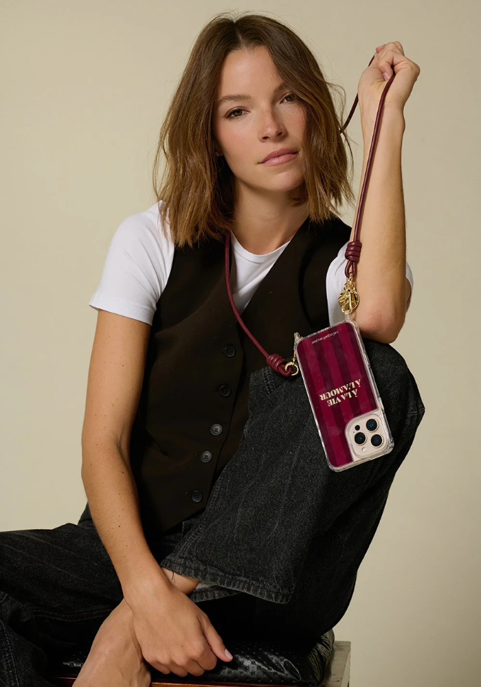 Bijou De Téléphone Nolan Bordeaux - La Coque Française