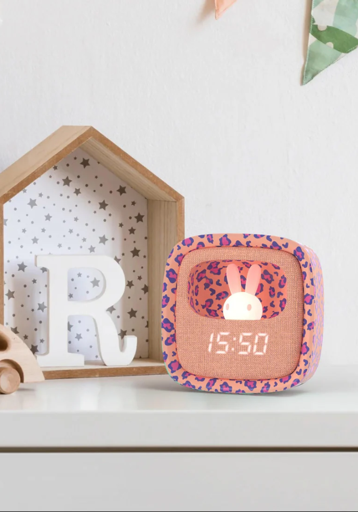 Réveil Billy Pink Léopard - Mob Paris