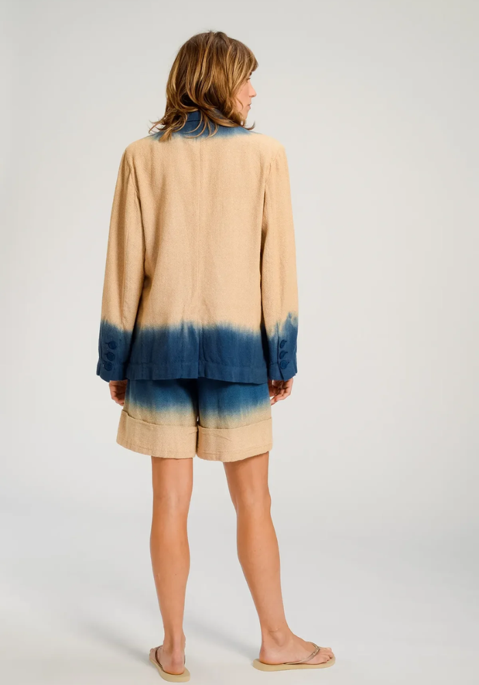 Blazer Oga Tie And Dye Indigo - V De Vinster