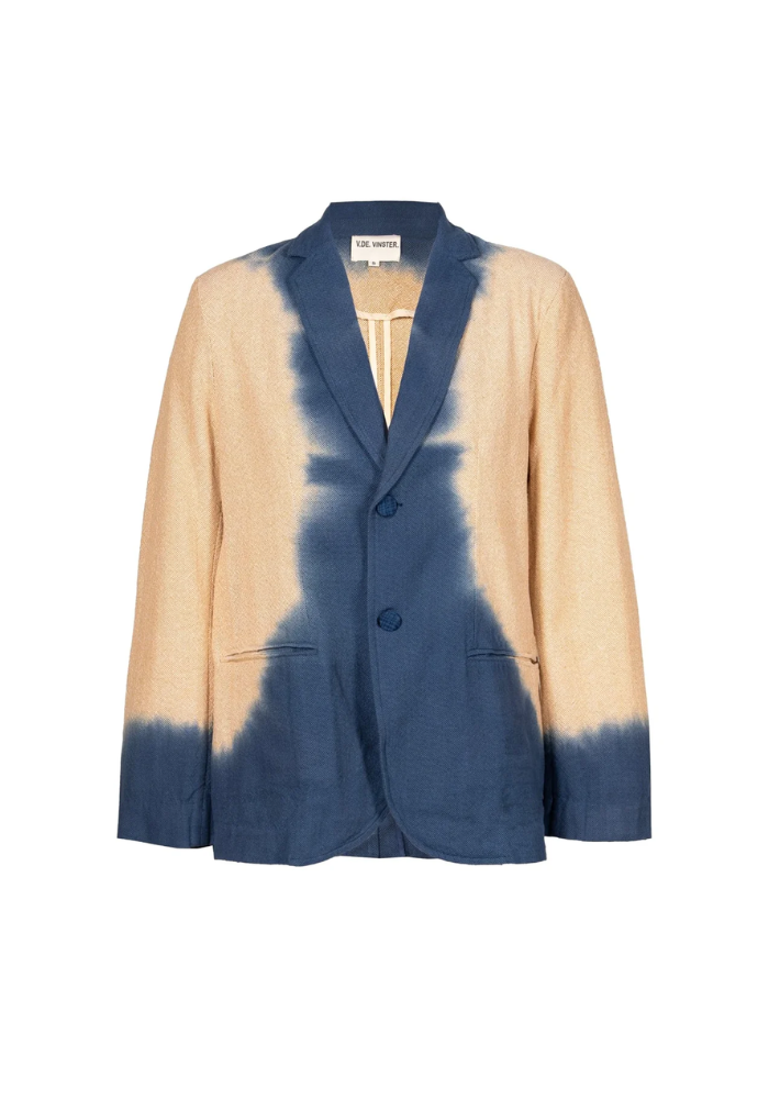 Blazer Oga Tie And Dye Indigo - V De Vinster