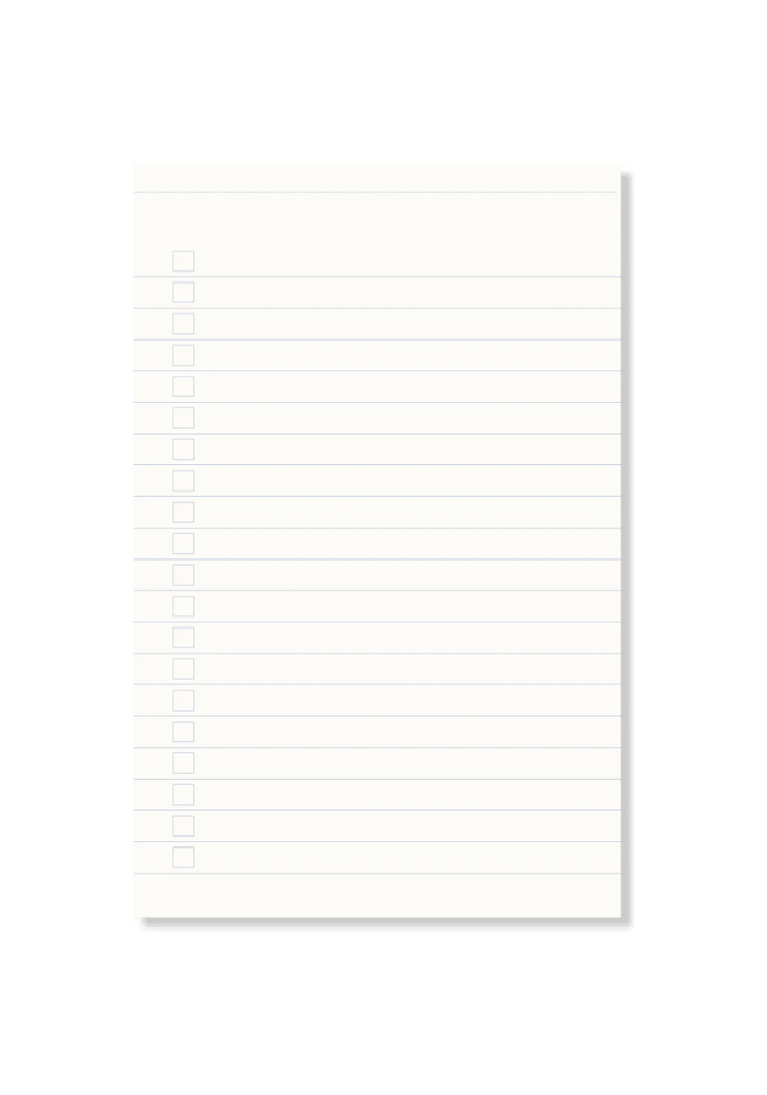 Bloc-Notes Everyday Lists Paris - A-Journal