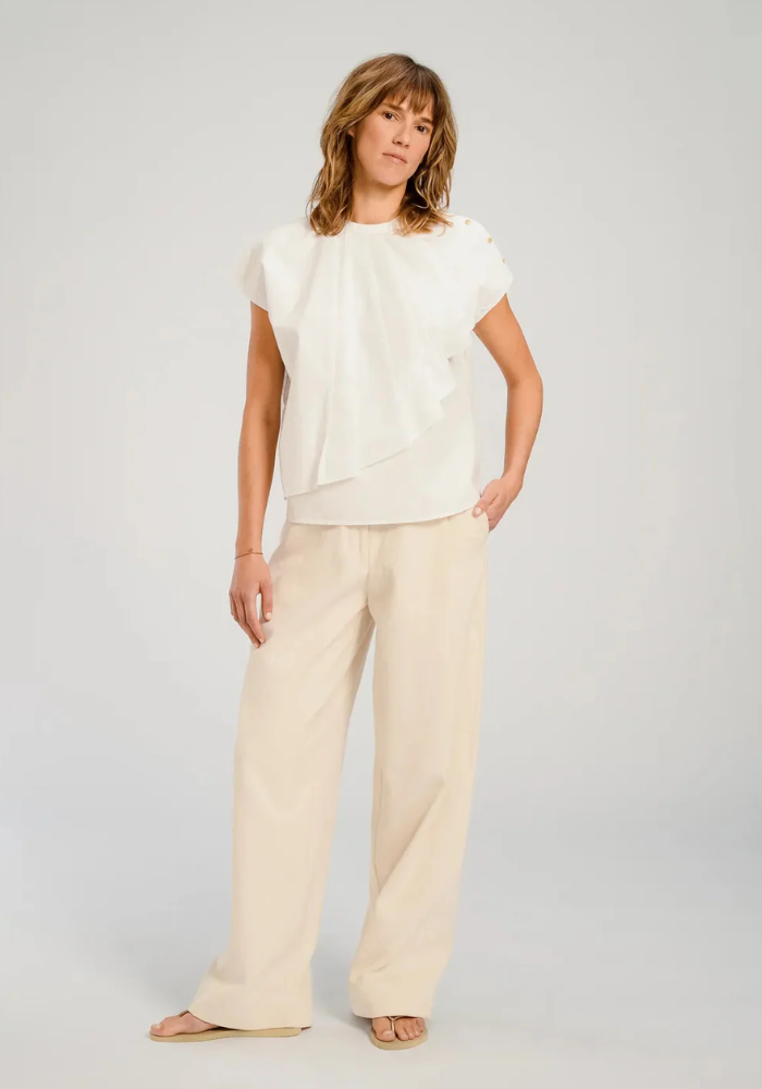 Blouse Chicago Blanche - V De Vinster