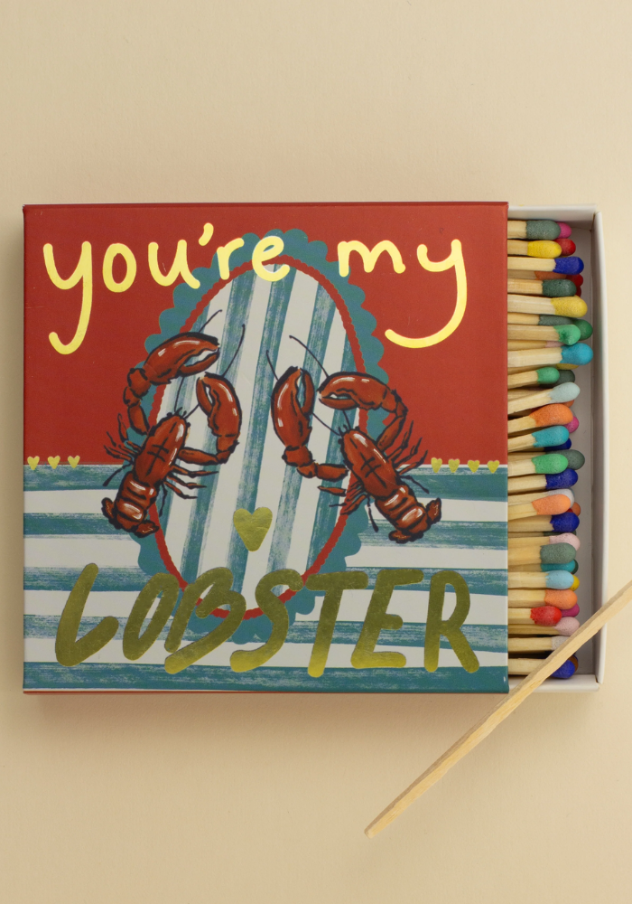 Boîte De 100 Allumettes Lobster - Matchbook Creative