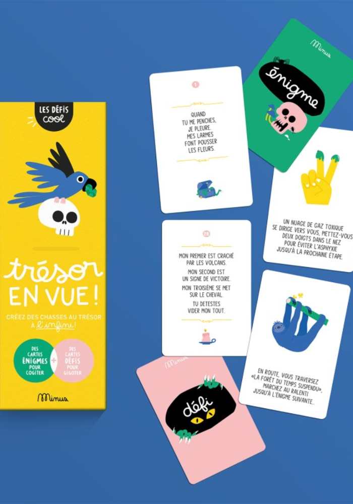 Boîte De 2 Jeux Les Défis Cool Trésor En Vue - Minus