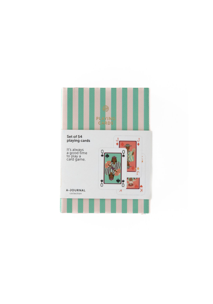 Boîte De Cartes À Jouer A-Journal Vert - Sélectionné par Blush
