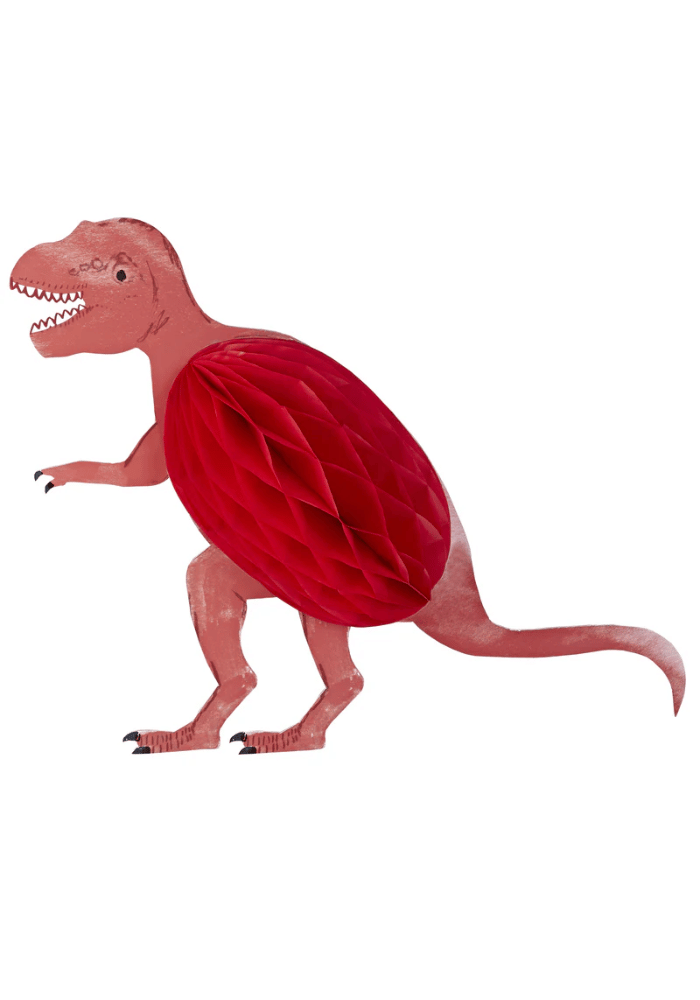 Boîte De Décorations En Nid D'Abeille Dinosaure - Meri Meri