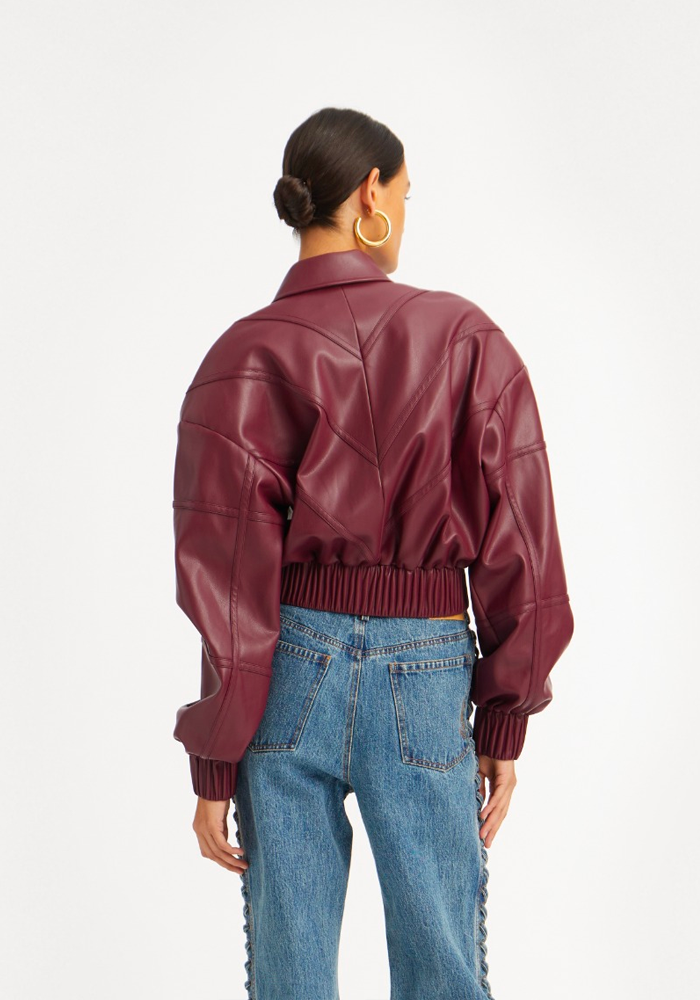 Bomber Jacket Bordeaux - Rotate