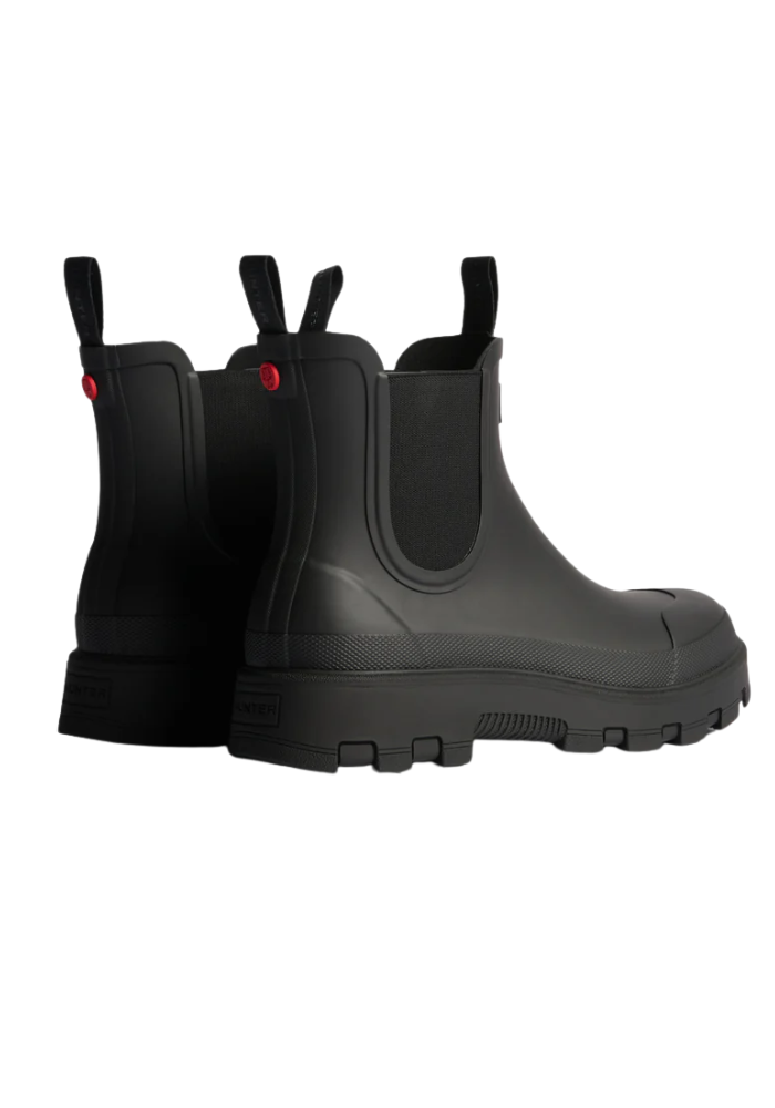 Bottines Chelsea Semelles Crantées Noir - Hunter