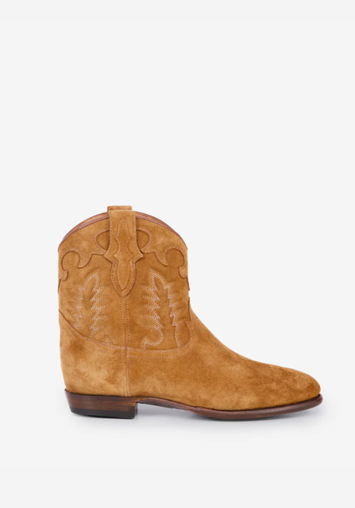 Bottines Early Midnight Suede Ambre - Shiloh Heritage