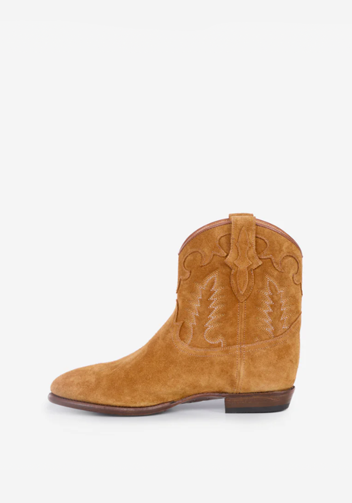 Bottines Early Midnight Suede Ambre - Shiloh Heritage
