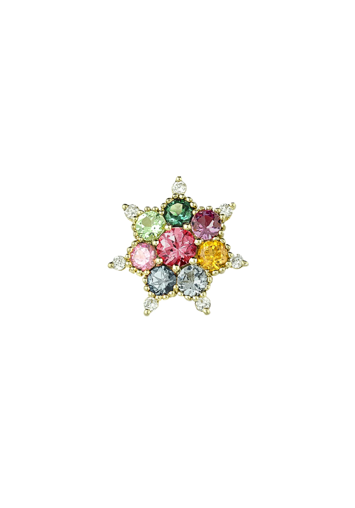 Boucle D'Oreille Arcoiris - Rosa Maïtea
