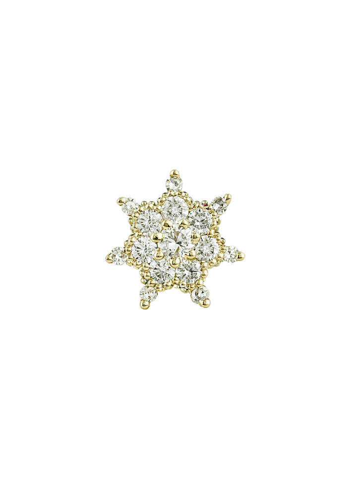 Boucle D'Oreille Bonne Étoile - Rosa Maïtea