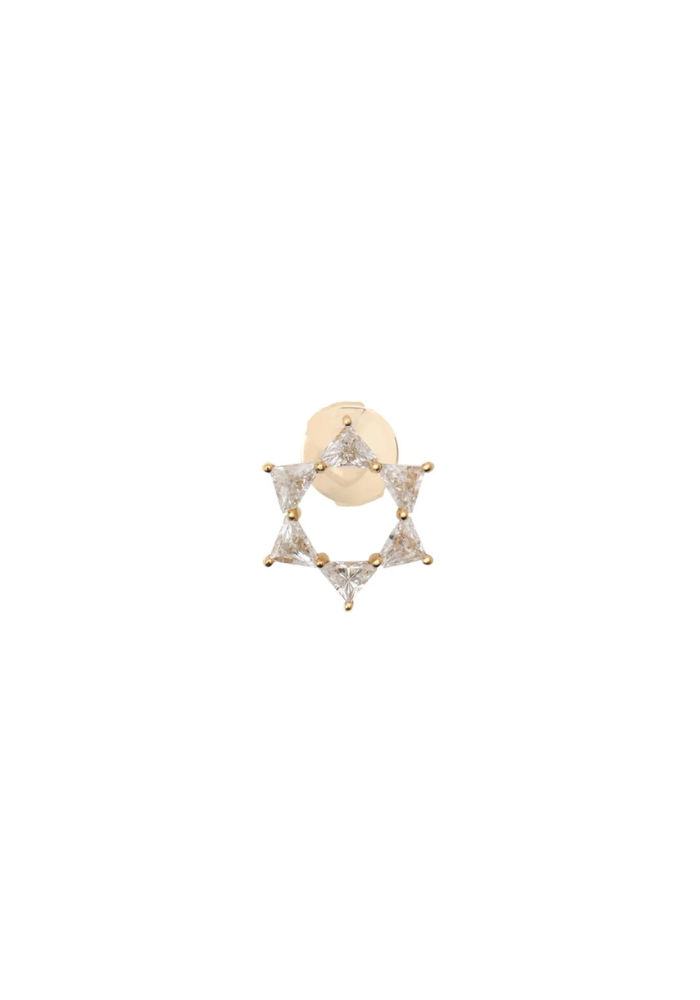 Boucle D'Oreille Étoile De David - Little Ones Paris