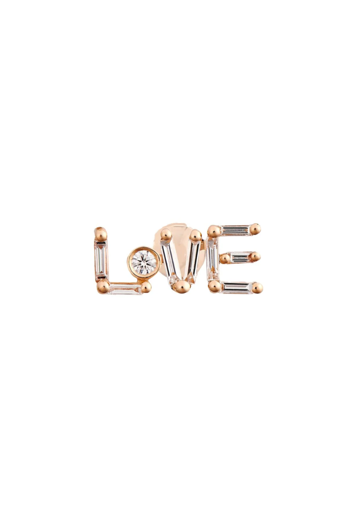 Boucle D'Oreille Love Rose - Little Ones Paris
