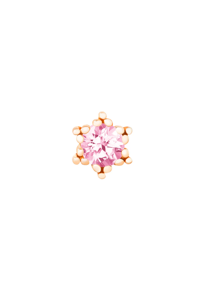 Boucle D'Oreille Malaya - Rosa Maïtea