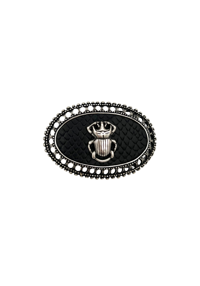 Boucle De Ceinture Ovale Scarabée - Yolete