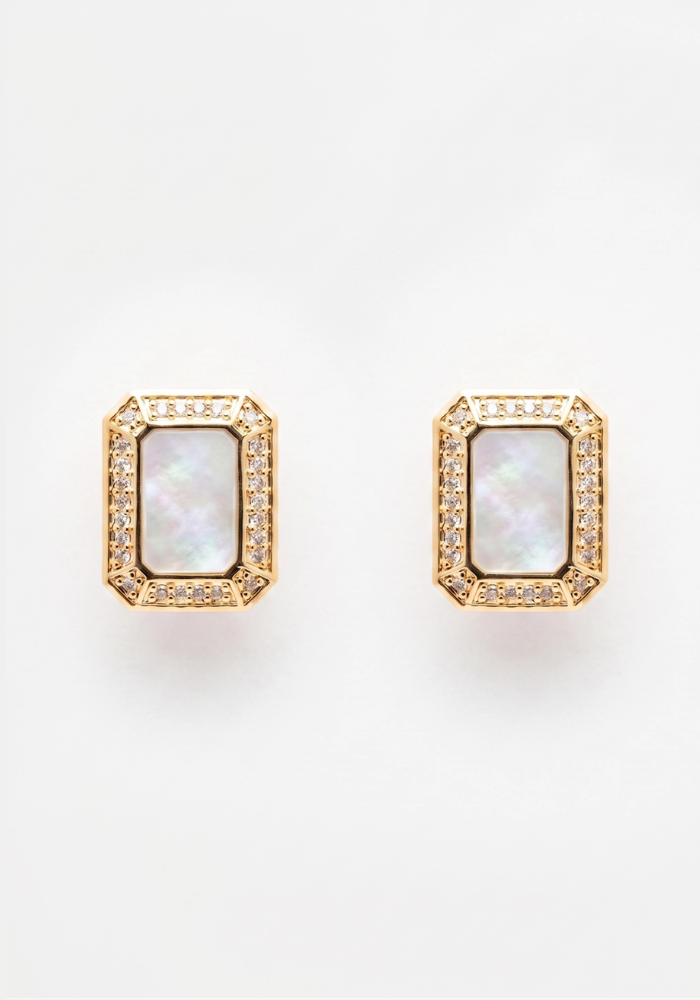 Boucles D'Oreilles Aura Cream - Sigal