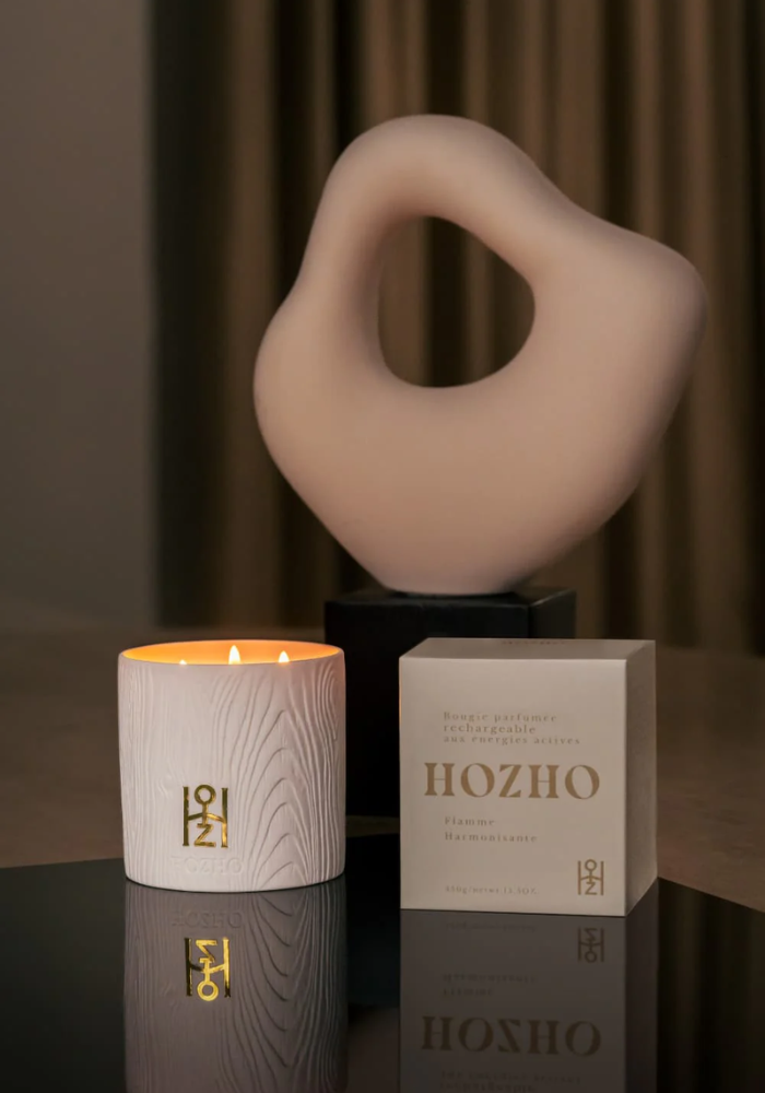 Bougie Rechargeable Flamme Harmonisante - Hozho Paris