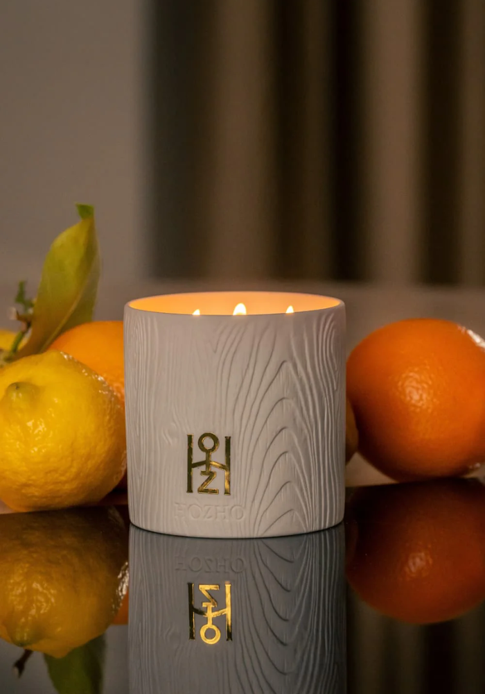 Bougie Rechargeable Flamme Vitalisante - Hozho Paris