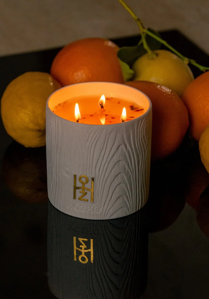 Bougie Rechargeable Flamme Vitalisante - Hozho Paris