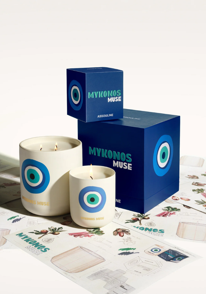 Bougie Travel XL Mykonos Muse - Assouline